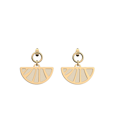 Amazone earrings, Gold Glitter / Cream reversible inserts amazone-earrings-gold-glitter-cream-reversible-inserts-pack_boucles_d_oreilles_essentielles_et_precieuses