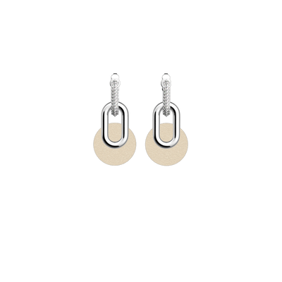 Chaîne Earrings, Cream / Gold Glitter reversible insert chaine-earrings-cream-gold-glitter-reversible-insert-pack_bo_dormeuses
