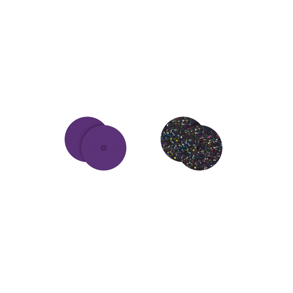 leather-insert-earrings-violet-vibrant-glitter-dormeuses-1
