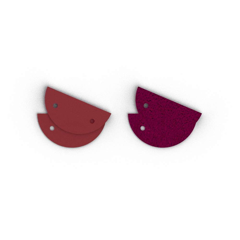 leather-insert-earrings-pink-amaryllis-exotic-fuchsia-creoles-1