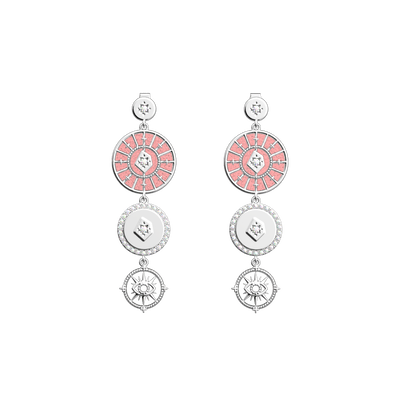 Astrale Pampille earrings, Jasmine / Metallic Pink reversible inserts astrale-pampille-earrings-jasmine-metallic-pink-reversible-inserts-pack_bo_dormeuses