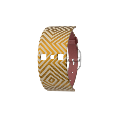 Bracelet Cuir Blush / Rubik, boucle argentée bracelet-cuir-blush-rubik-boucle-argentee-le_simple_tour