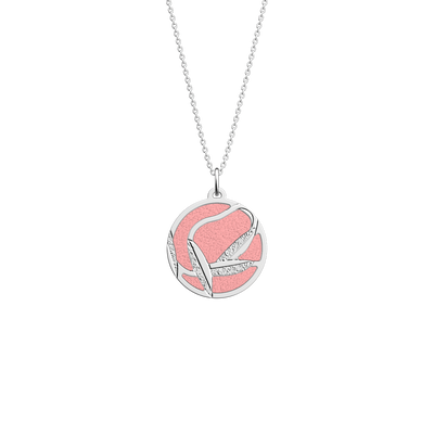 Rose des Sables necklace, Metallic Pink / Jasmine reversible insert rose-des-sables-necklace-metallic-pink-jasmine-reversible-insert-pack_colliers