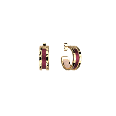 Pure Martelée earrings, Pomegranate / Sugared Almond reversible inserts pure-martelee-earrings-pomegranate-sugared-almond-reversible-inserts-pack_bo_creoles