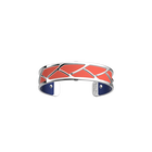 Tresse Bracelet, Silver finish, Coral / Metallic Navy Blue image number 1