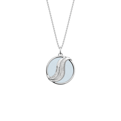 Drapé necklace, Disco / Crystal Blue reversible insert drape-necklace-disco-crystal-blue-reversible-insert-pack_colliers