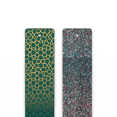 Cuir - Manchettes, Medina Bleue / Paillettes Multicolores cuir-manchettes-medina-bleue-paillettes-multicolores-manchette