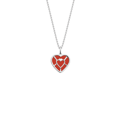 Cœur necklace, Black Glitter / Red reversible insert c-ur-necklace-black-glitter-red-reversible-insert-pack_colliers