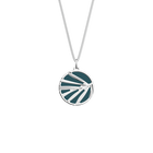 Croisette Necklace, Petrol Blue / Raspberry reversible insert image number 1