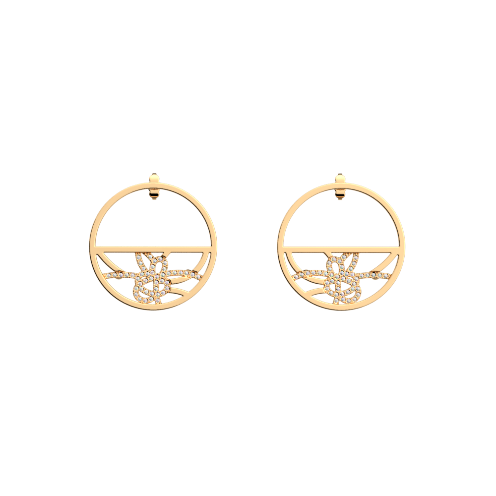 Boucles d'oreilles Pétales - Les Georgettes - Modalova