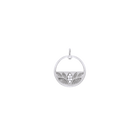 Pendant Nenuphar Precieuse, Silver finish image number 1