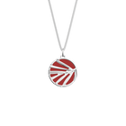 Croisette Necklace, Petrol Blue / Raspberry reversible insert image number 2