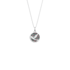 Collier Épis de Blé, Finition argentée, Framboise Soft / Paillettes Multicolores image number 2