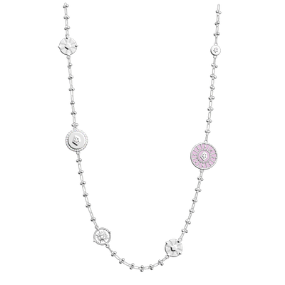 Astrale necklace, Pearl White / Magnolia reversible insert astrale-necklace-pearl-white-magnolia-reversible-insert-pack_colliers