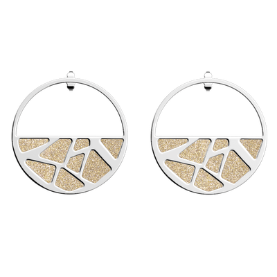 Girafe earrings, Gold Glitter / Cream reversible inserts girafe-earrings-gold-glitter-cream-reversible-inserts-pack_bo_pendantes