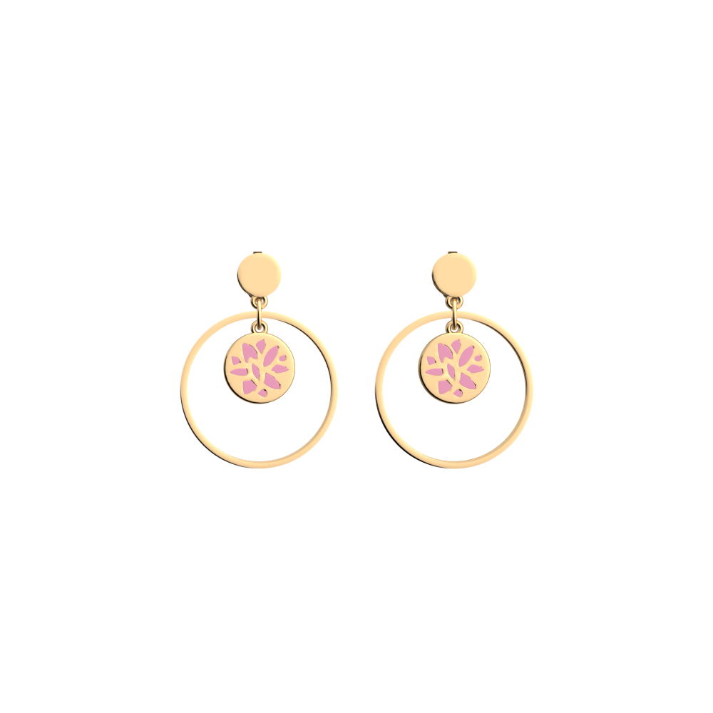Boucles d'oreilles Nénuphar Laque - Les Georgettes - Modalova