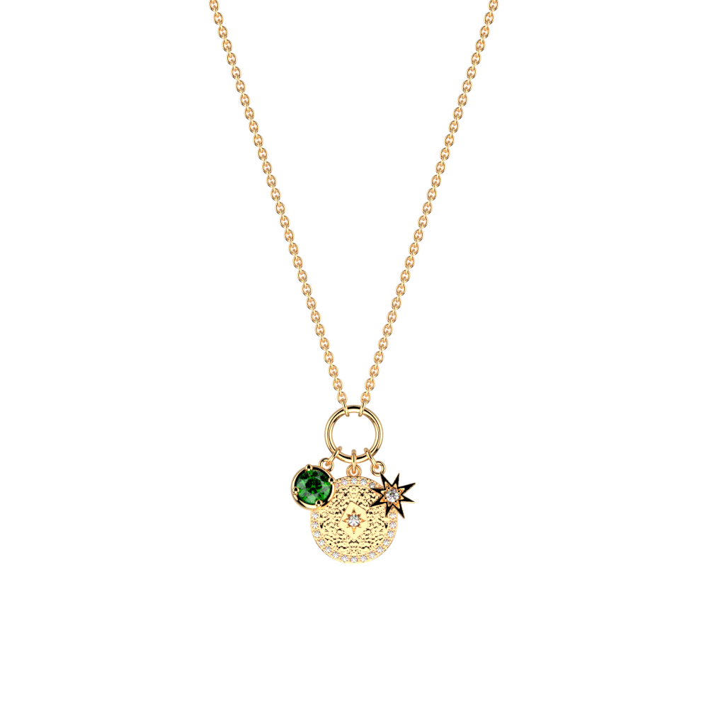 Collier Birthstones, Mai - Les Georgettes - Modalova