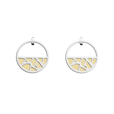 Girafe earrings, Fine Sand / Caramel reversible inserts  girafe-earrings-fine-sand-caramel-reversible-inserts-pack_boucles_d_oreilles_essentielles_et_precieuses