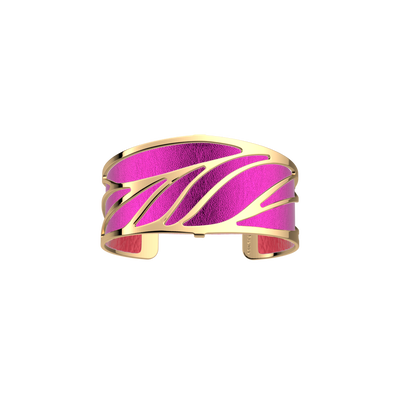 Ara flared bracelet, Intense Pink / Metallic Fuchsia reversible insert ara-flared-bracelet-intense-pink-metallic-fuchsia-reversible-insert-pack_manchettes_essentielles