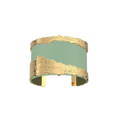 Caïman bracelet, Olive / Fresh Water reversible insert caiman-bracelet-olive-fresh-water-reversible-insert-pack_manchettes_essentielles