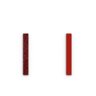 Simili réversible - Bagues, Rouge pailleté / Écarlate image number 1