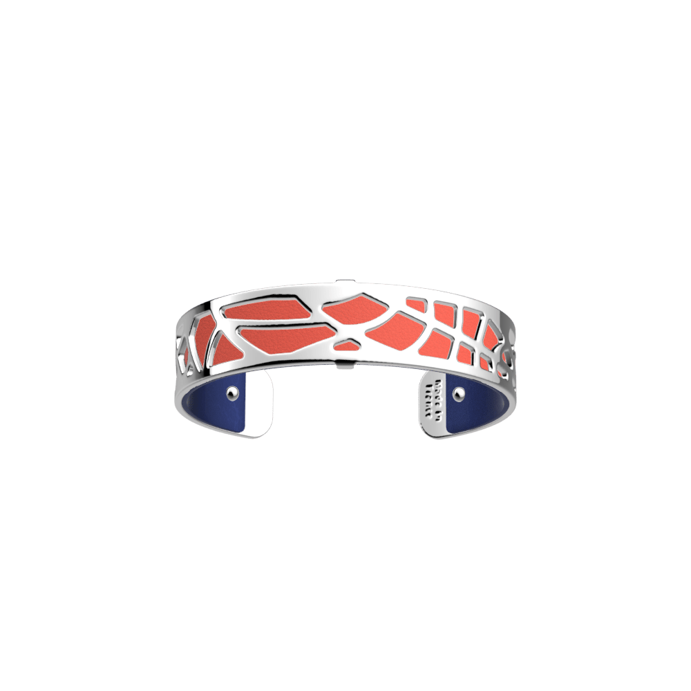 manchette-fougeres-cuir-reversible-corail-marine-metallise-manchette-2