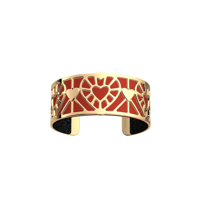 Cœur bracelet, Black Glitter / Red reversible insert c-ur-bracelet-black-glitter-red-reversible-insert-pack_manchettes_essentielles