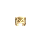 Hiboux Ring, Gold finish, Cream / Gold Glitter image number 2