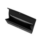 Le Compact Noir motif Résille, doublure Argent Métallisé image number 3