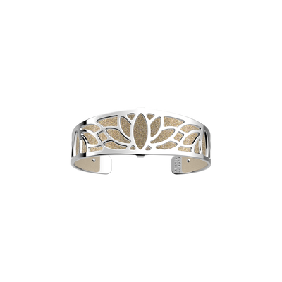 Lotus bracelet, Gold Glitter / Cream reversible insert lotus-bracelet-gold-glitter-cream-reversible-insert-pack_manchettes_essentielles