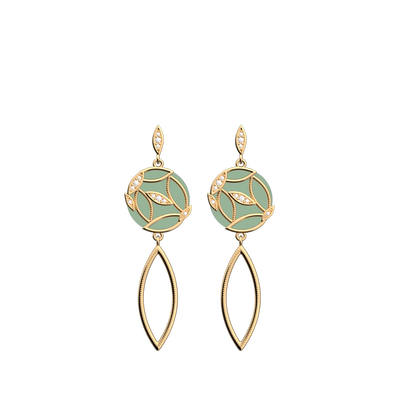 Arbre de Vie earrings, Fresh Water / Olive reversible inserts  arbre-de-vie-earrings-fresh-water-olive-reversible-inserts-pack_boucles_d_oreilles_essentielles_et_precieuses