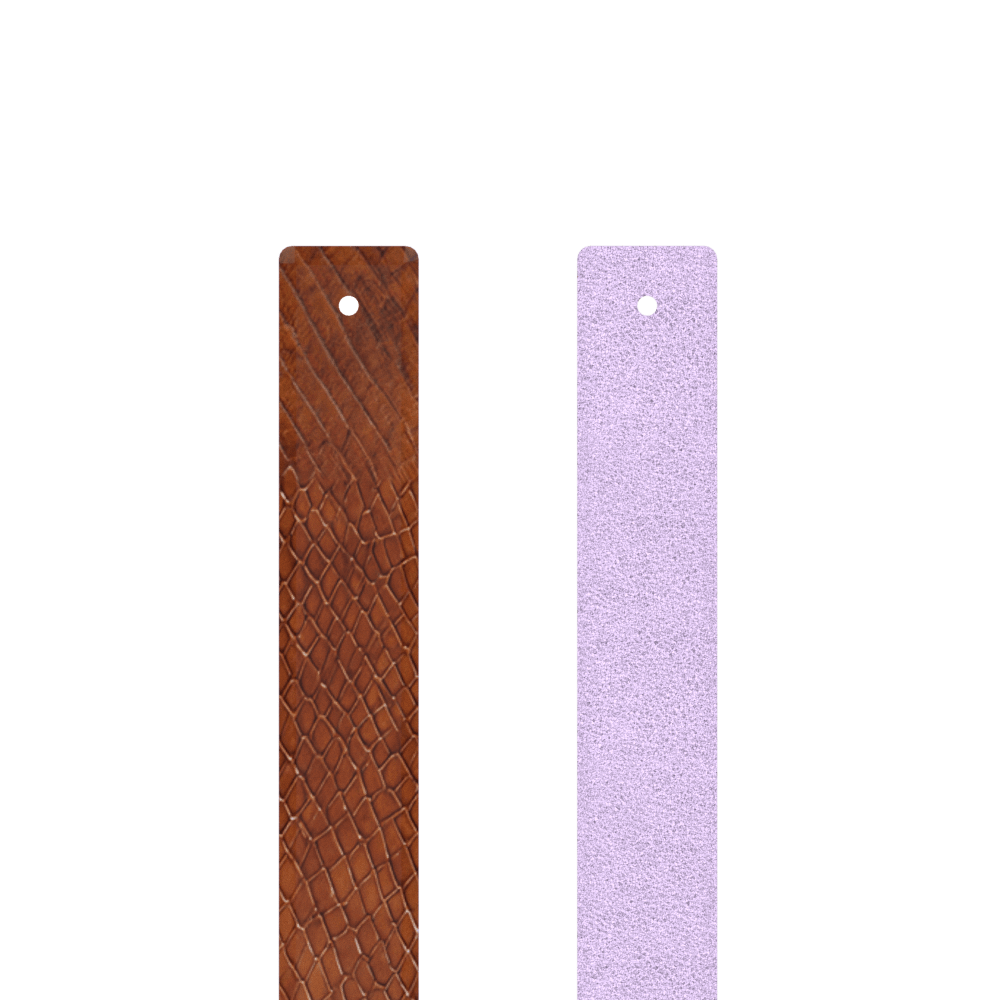 leather-insert-bracelets-metallic-lavender-reptile-caramel-manchette-1