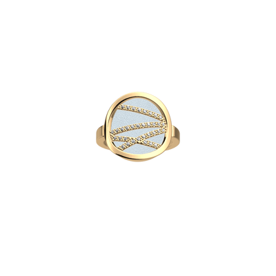 Liens ring, Crystal Blue / Disco reversible insert liens-ring-crystal-blue-disco-reversible-insert-pack_bague_precieuse