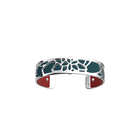 Nénuphar Bracelet, Silver finish, Raspberry / Petrol Blue image number 1