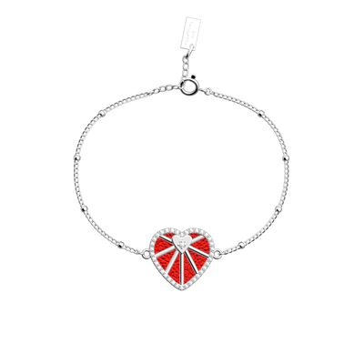 Cœur Céleste bracelet, Red Passion / Glamour reversible insert c-ur-celeste-bracelet-red-passion-glamour-reversible-insert-pack_bracelets_chaines_joncs