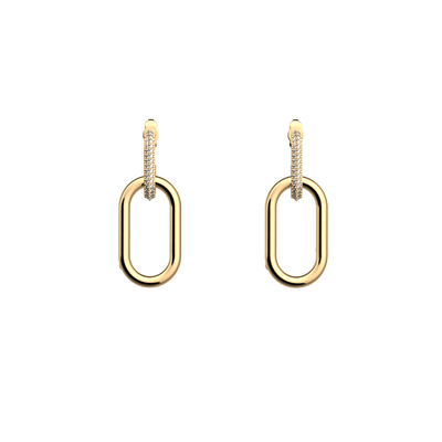 Chaîne earrings chaine-earrings-pendantes