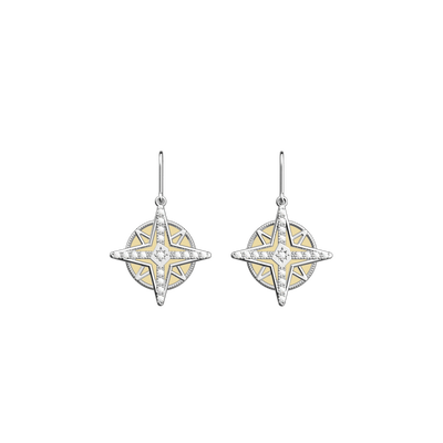Rose des Vents earrings, Fine Sand / Caramel reversible inserts  rose-des-vents-earrings-fine-sand-caramel-reversible-inserts-pack_boucles_d_oreilles_essentielles_et_precieuses