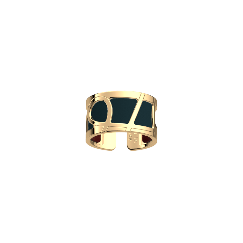 Bague Valse simili reversible Bleu Petrole Framboise Les Georgettes