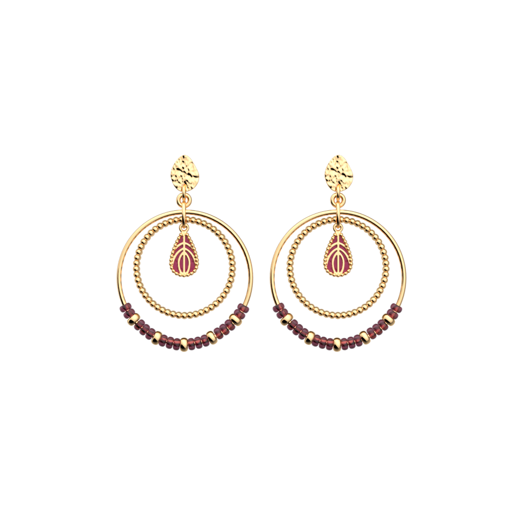 Boucles d'oreilles Pétale - Les Georgettes - Modalova