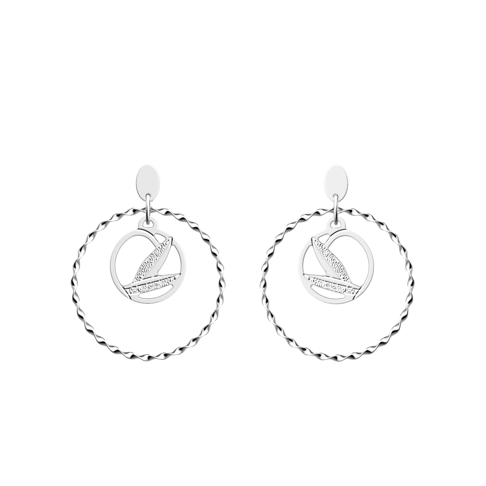 Boucles d'oreilles Rose des Sables - Les Georgettes - Modalova