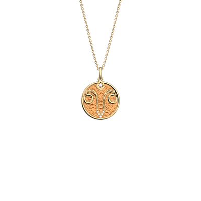 Aries necklace, Copper / Mango reversible insert aries-necklace-copper-mango-reversible-insert-pack_collier_zodiaque