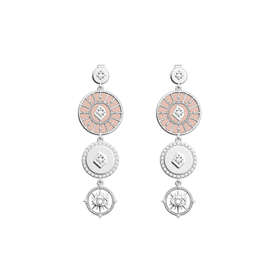 Astrale Pampille earrings, Jasmine / Metallic Pink reversible inserts astrale-pampille-earrings-jasmine-metallic-pink-reversible-inserts-pack_bo_dormeuses
