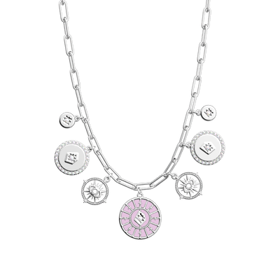 Astrale Pampille necklace, Pearl White / Magnolia reversible insert astrale-pampille-necklace-pearl-white-magnolia-reversible-insert-pack_colliers