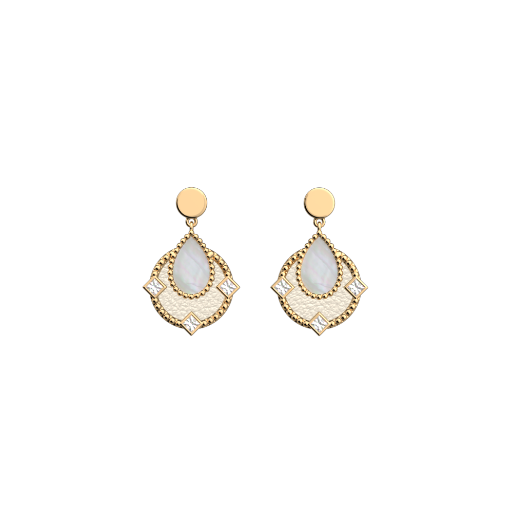 MILK X SODA PEARL STAR EARRINGS GREEN MILK X SODA PEARL STAR EARRINGS GREEN