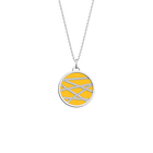 Collier Liens, Finition argentée, Sun / Marine image number 1