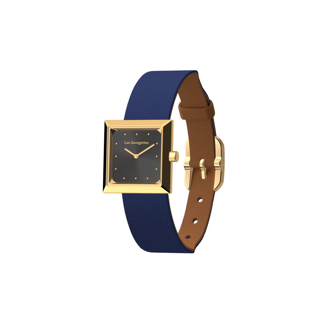 Montre réversible Denim / Canyon - Les Georgettes - Modalova