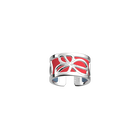 Bague Trèfle, Finition argentée, Hibiscus / Mistral image number 1
