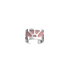Corolle Ring, Silver finish, Light Pink / Light Grey image