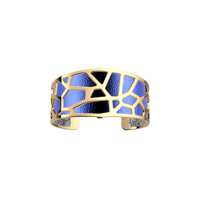 Girafe flared bracelet, Ara Blue / Metallic Glitter reversible insert girafe-flared-bracelet-ara-blue-metallic-glitter-reversible-insert-pack_manchettes_essentielles