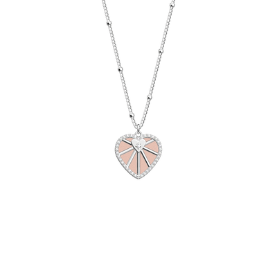Cœur Céleste necklace, Jasmine / Metallic Pink reversible insert  c-ur-celeste-necklace-jasmine-metallic-pink-reversible-insert-pack_colliers